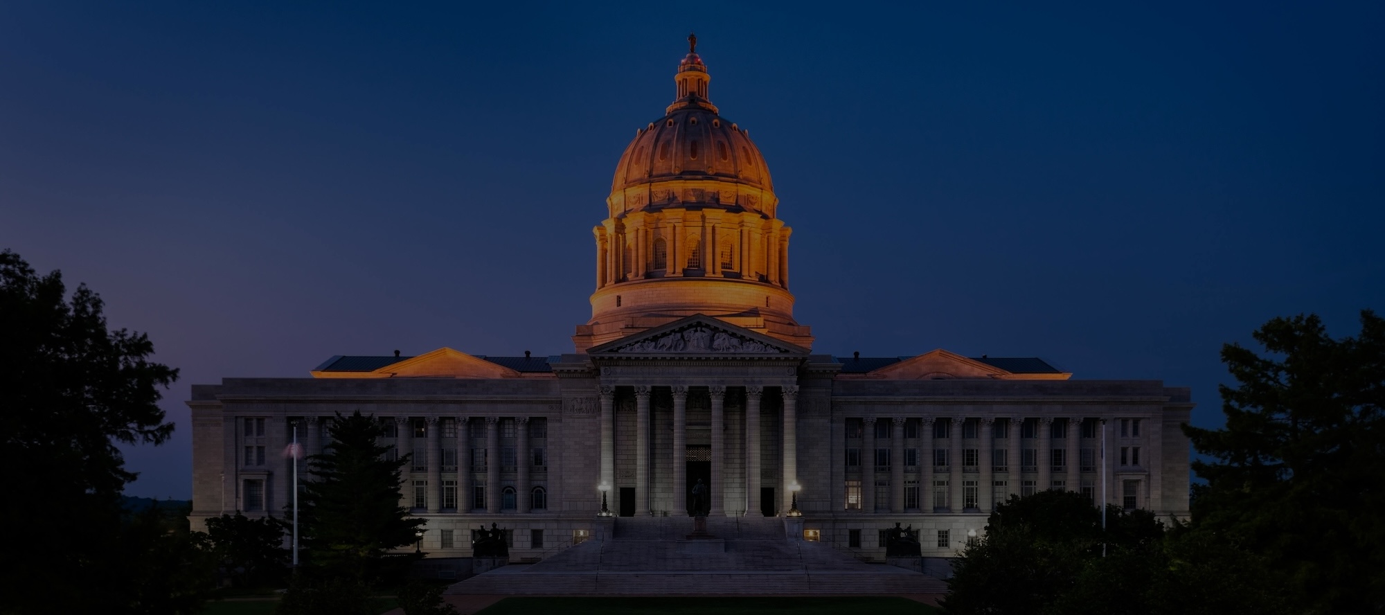 State Capitol at dusk